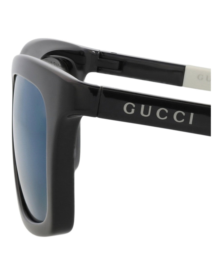 Gucci Square-Frame Injection Sunglasses