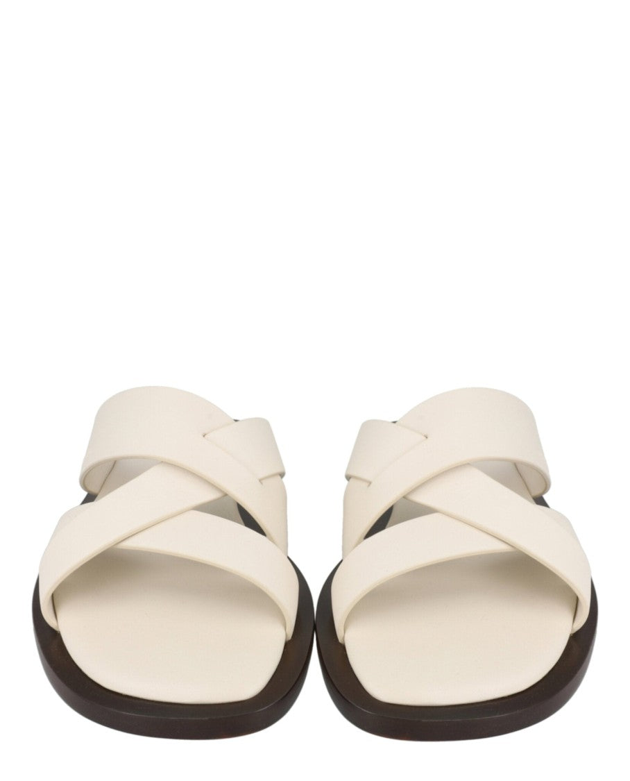 Ferragamo Forino Leather Sandals