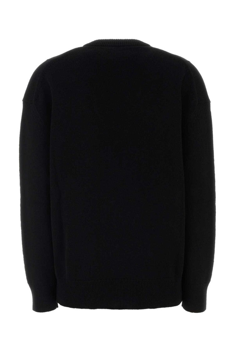 Jil Sander Black Wool Blend Oversize Sweater