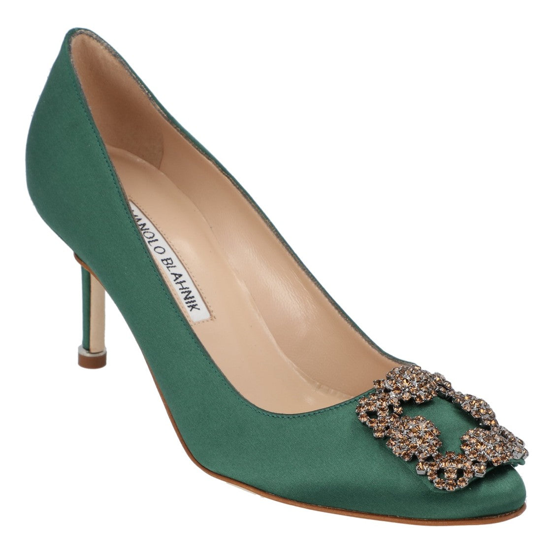 Manolo Blahnik Hangisi 070 Pump Green