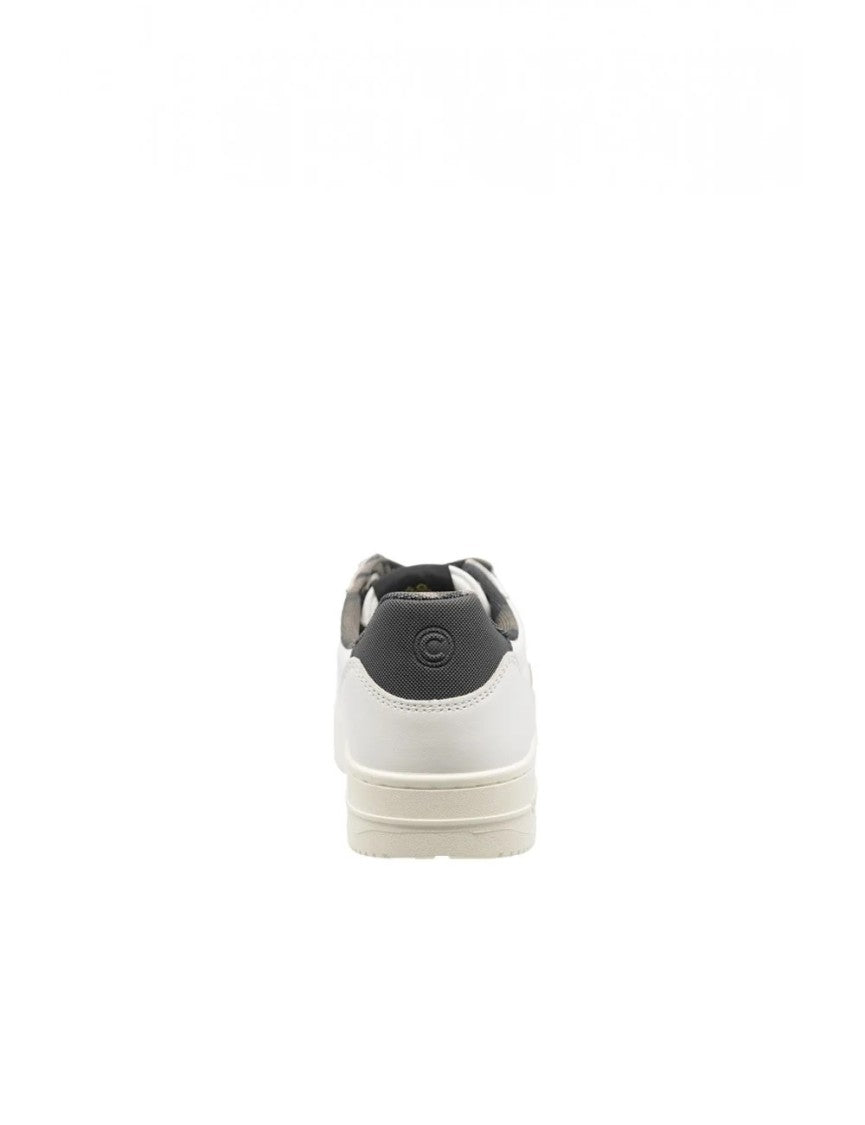 Colmar Originals White Leather Sneakers With Camouflage Detailing