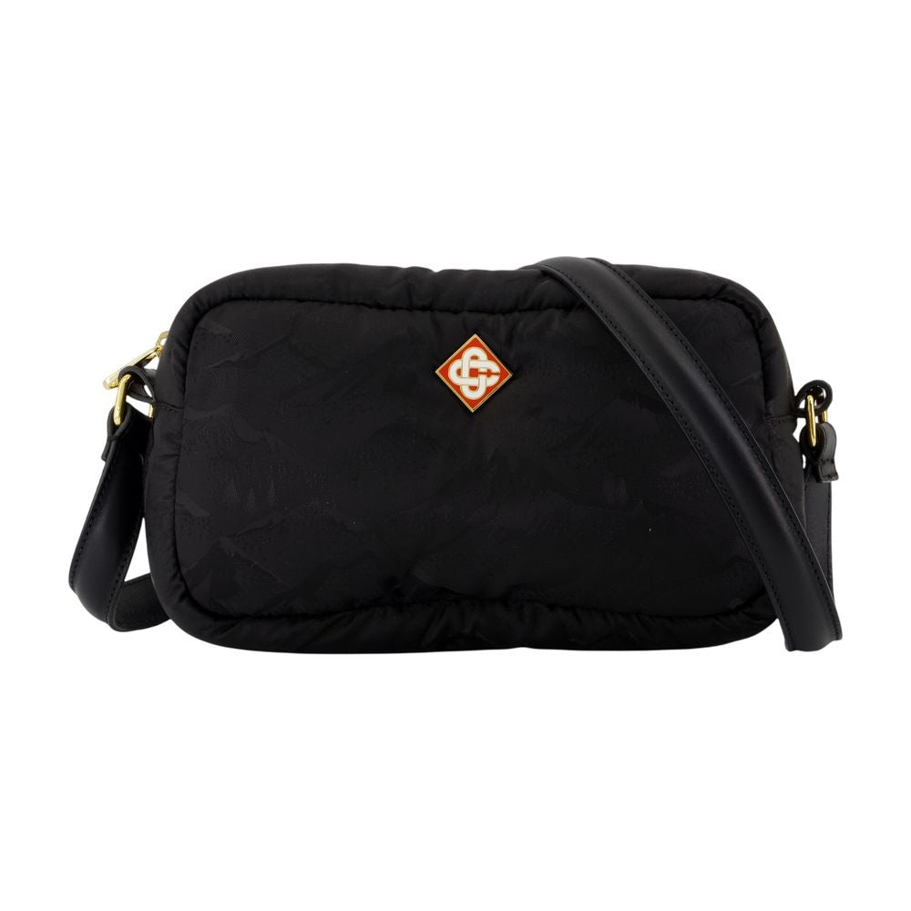 Casablanca Camera Crossbody - Nylon - Black