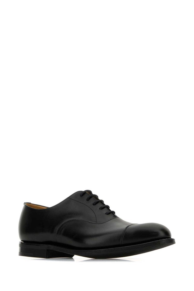 Church's Black Leather Consul R 2.0 Lace-Up Shoes