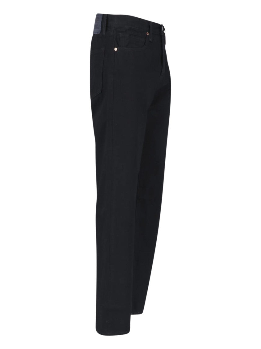 Levi's Strauss Black Anchor Cotton Straight-Leg Jeans