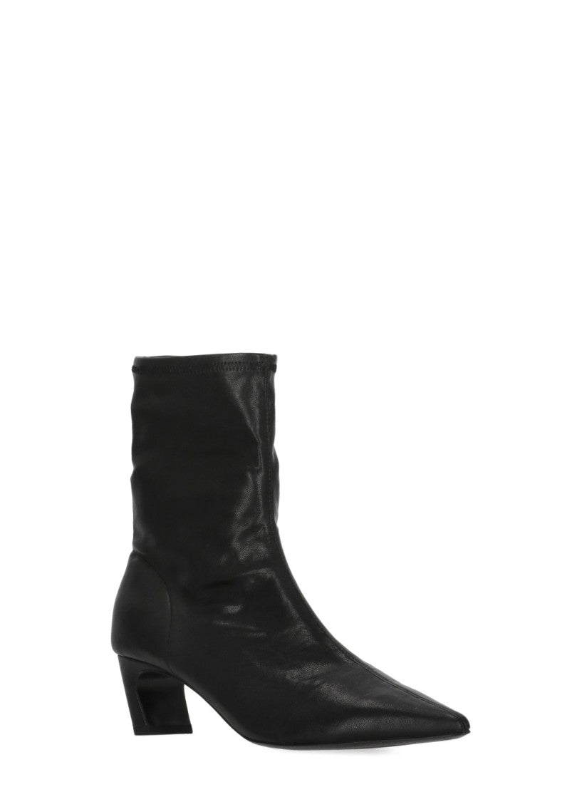 Ash Black Viva Pointed-Toe Boots