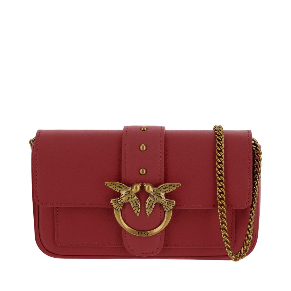 Pinko Love One Pocket Bag With Diamond Cut Detail