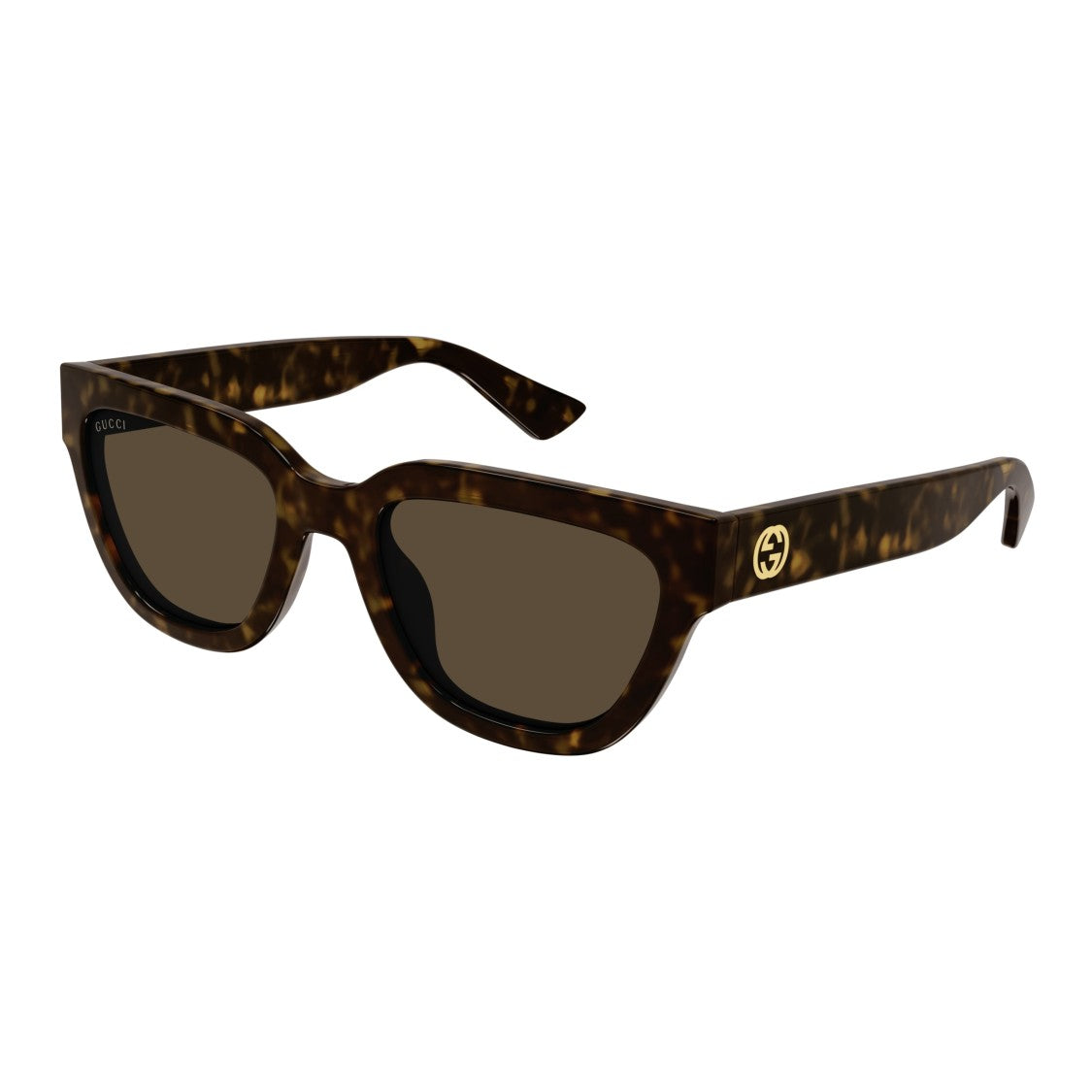 Gucci Gg1578s Square Tortoiseshell Sunglasses
