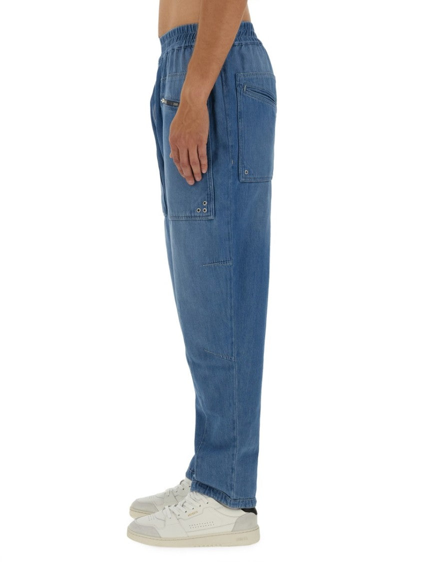 Isabel Marant Blue Cotton Pants
