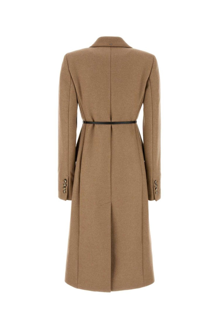 Sportmax Beige Wool Blend Ghia Coat