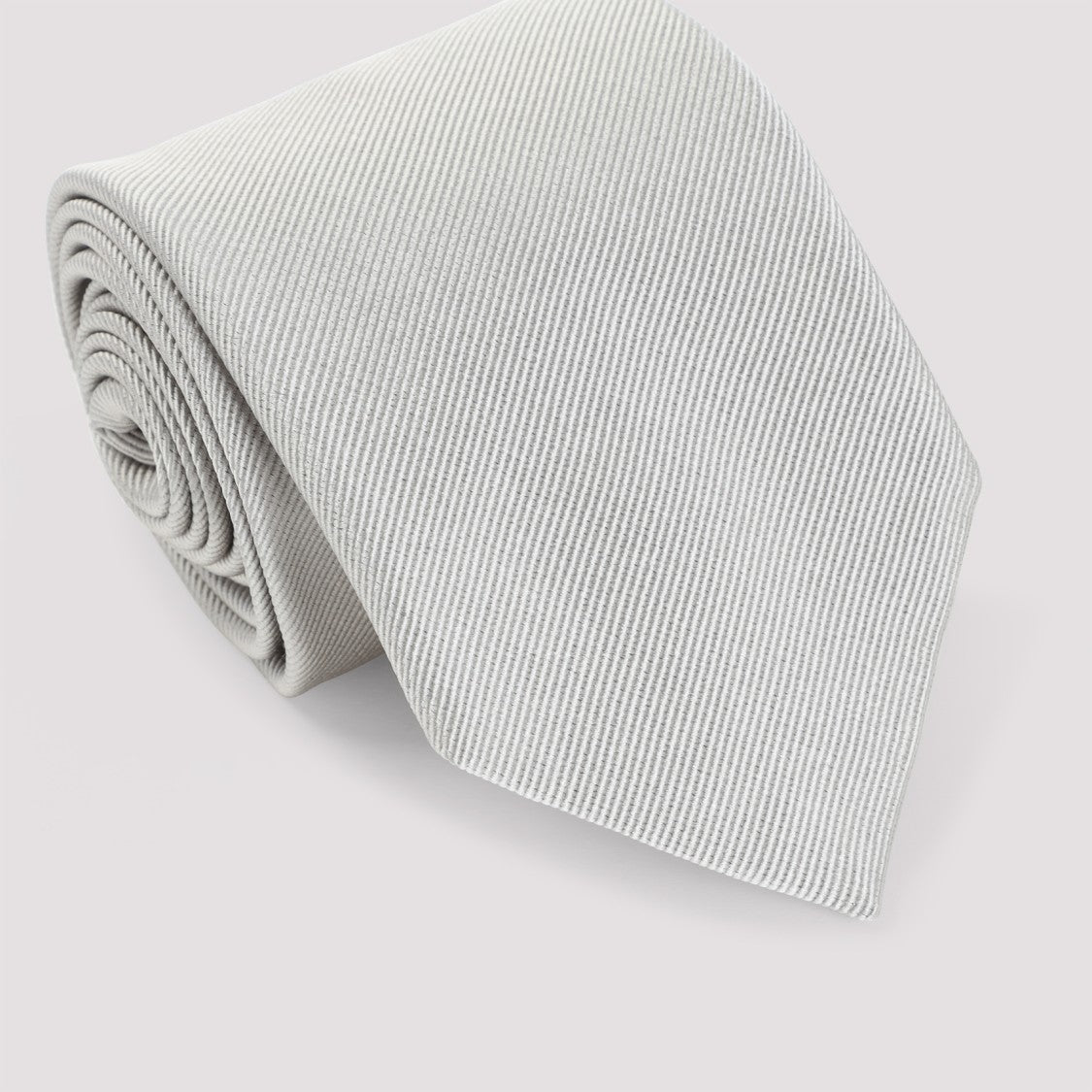 Tom Ford Subtle Ribbed Silk Tie In Nude Tones