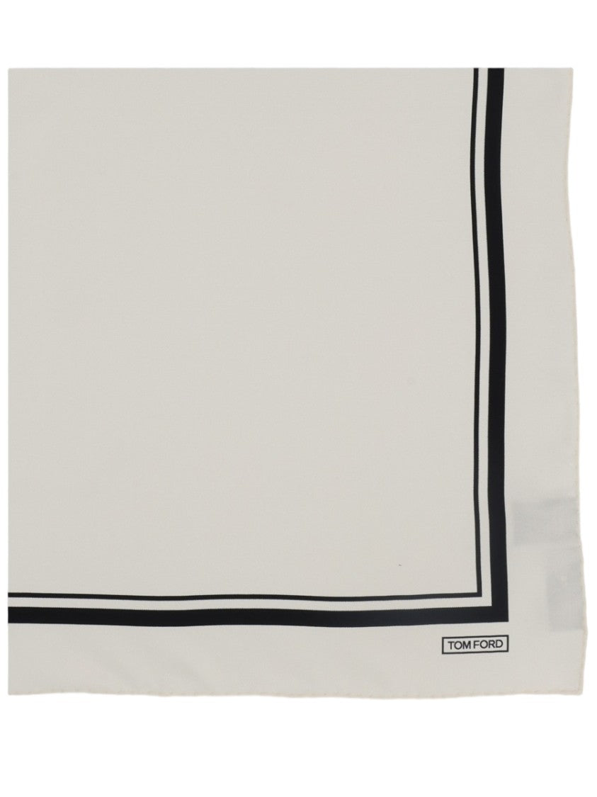 Tom Ford Square Mulberry Silk Pocket Square