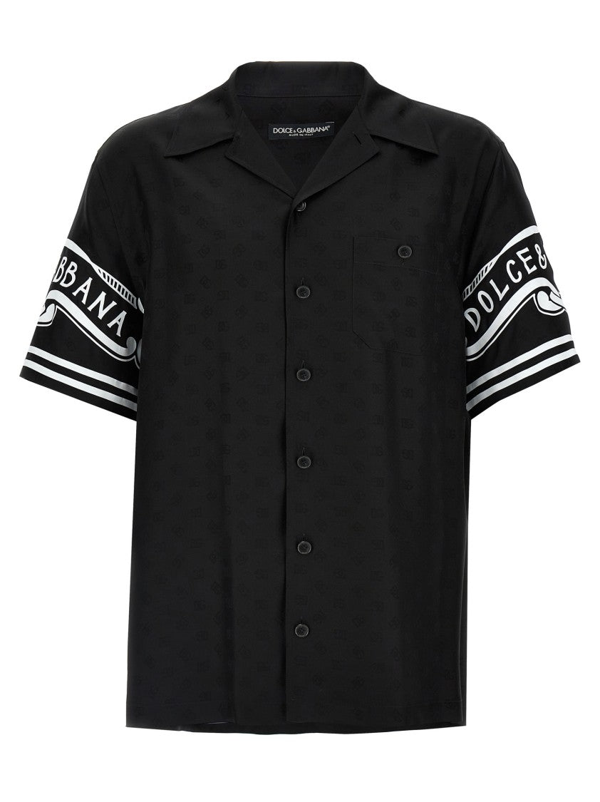 Dolce & Gabbana Bandana Print Silk Twill Shirt