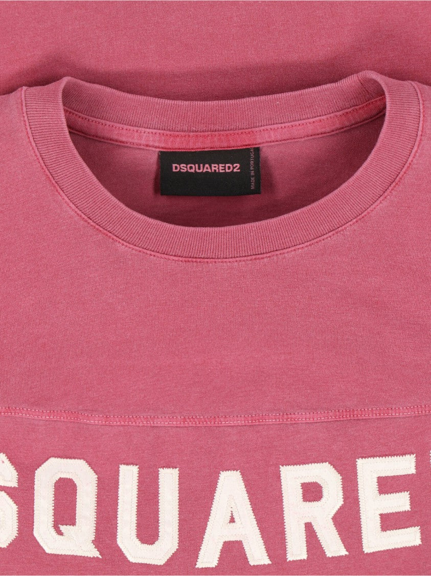 Dsquared2 Short-Sleeve Crew Neck T-Shirt With Timeless Silhouette