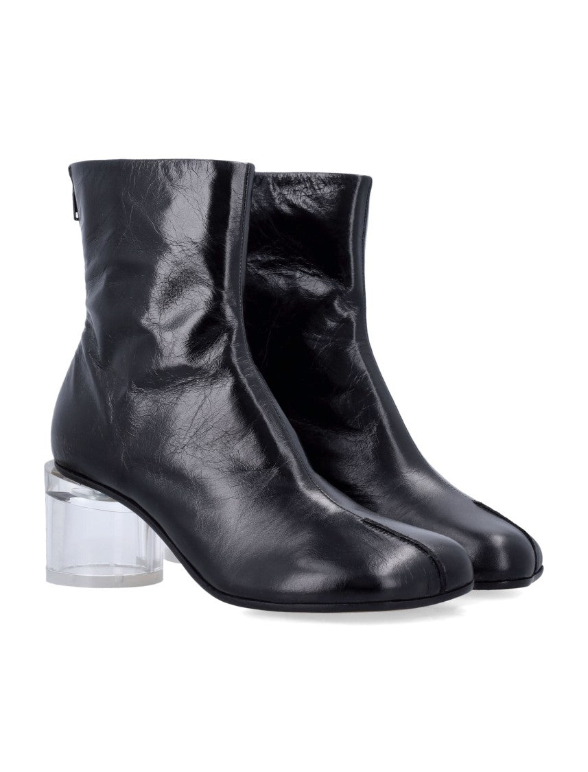 Mm6 By Maison Margiela Anatomic Transparent Heel Tabi Boots