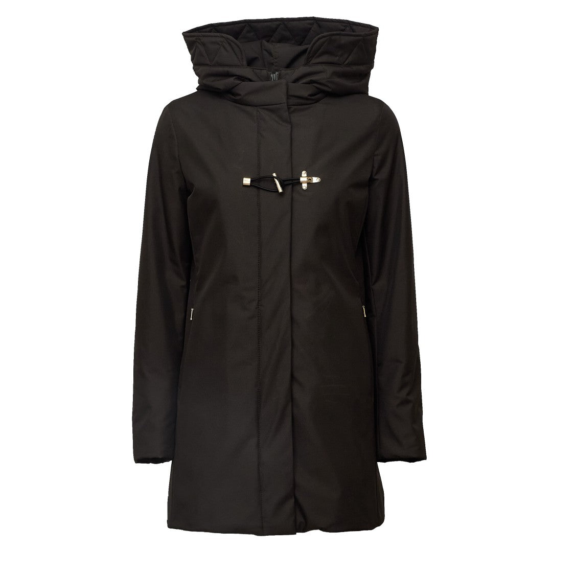 Fay Toggle Double Front Microfiber Gabardine Coat