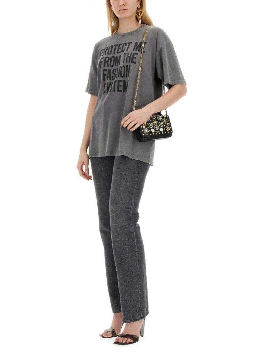 Moschino Grey Oversized T-Shirt