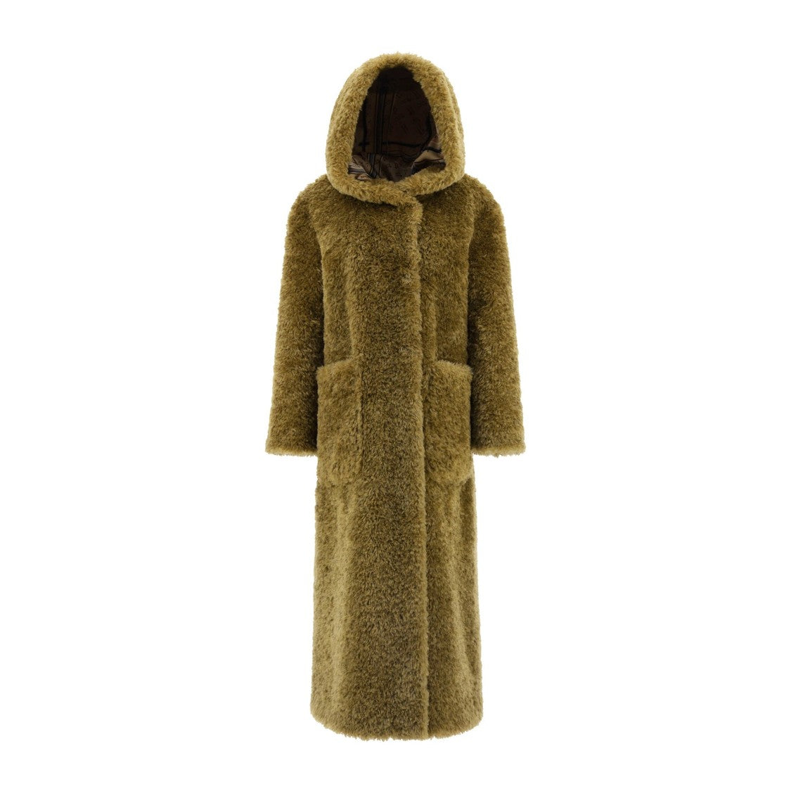 Herno Curly Faux Fur Coat