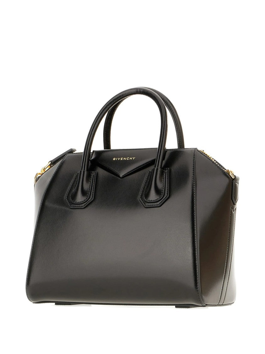 Givenchy Antigona Nv Trapezoidal Black Calf Handbag