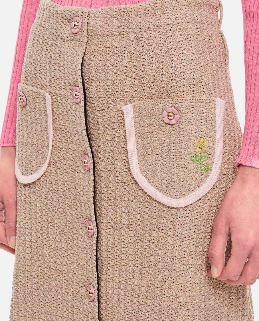 Cormio Lucia Cotton Midi Skirt