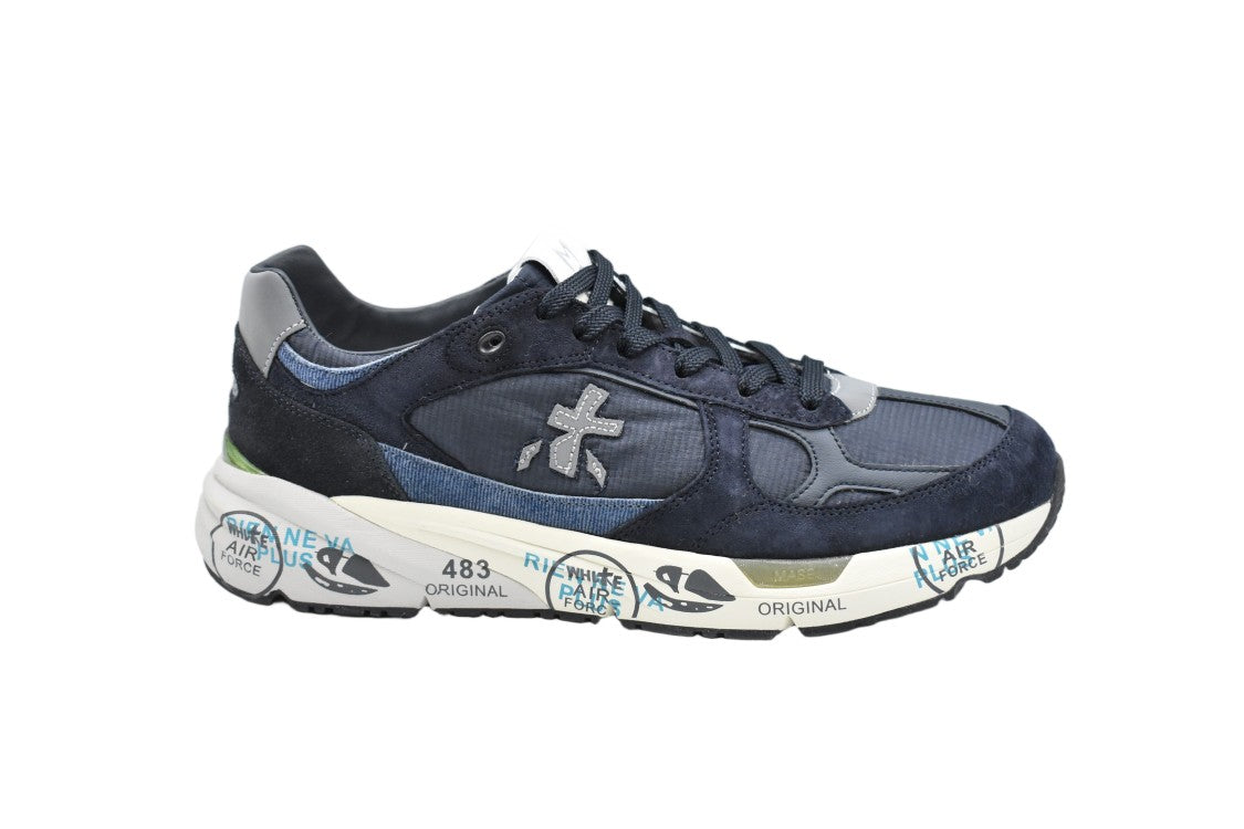 Premiata Multicolour Low Shoes Nineties Mood Detail