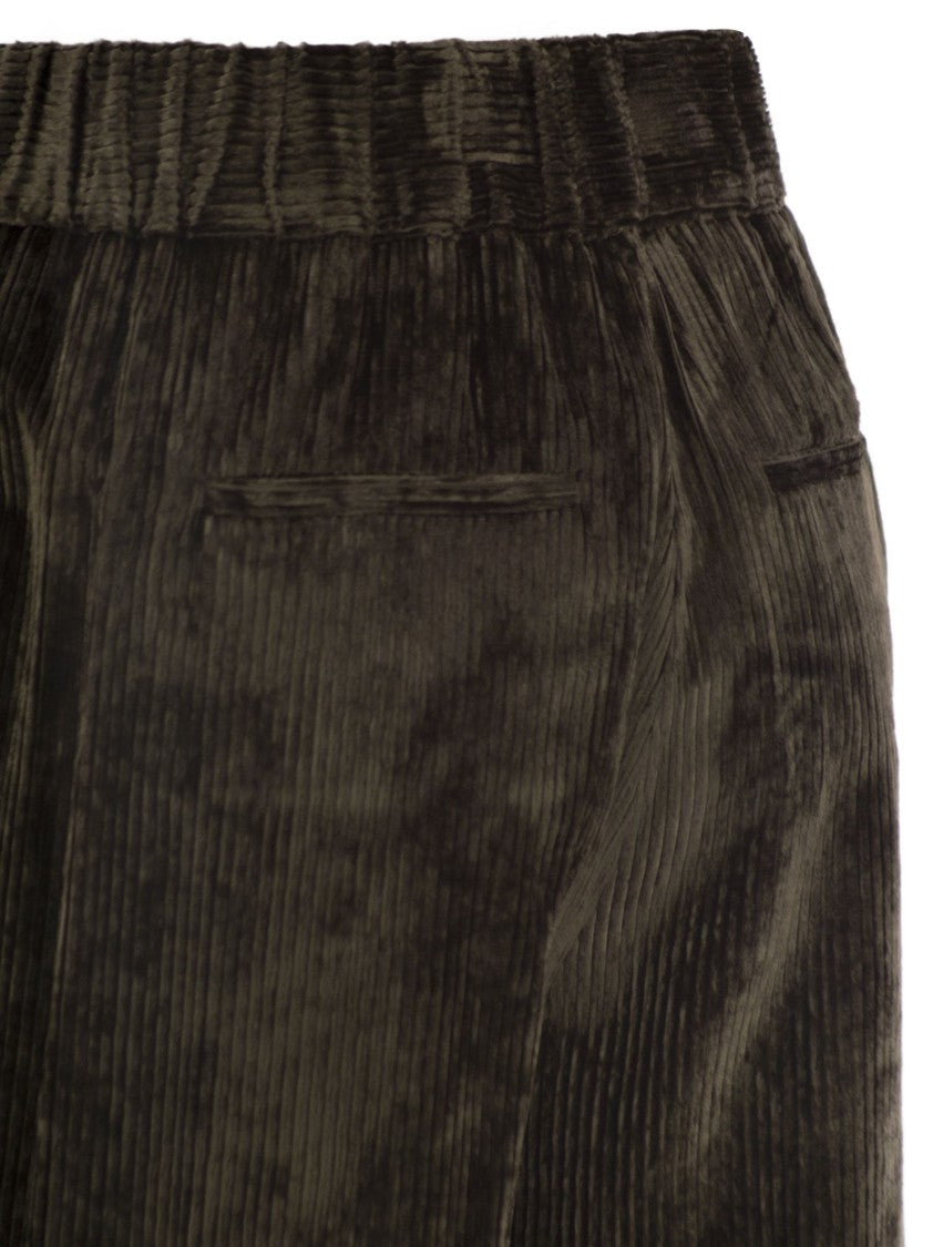 Peserico Fluid Corduroy Trousers