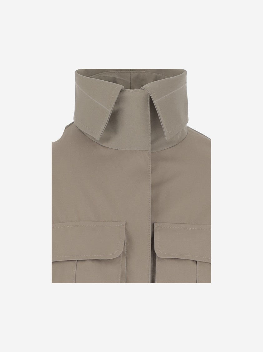 Hodakova Upside Down Cotton Jacket With High Collar