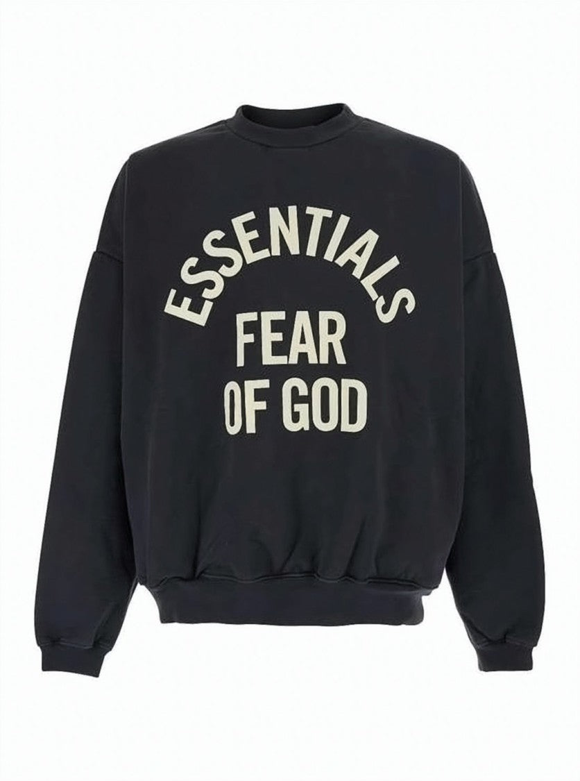 Fear Of God Oversized Black Cotton Sweater