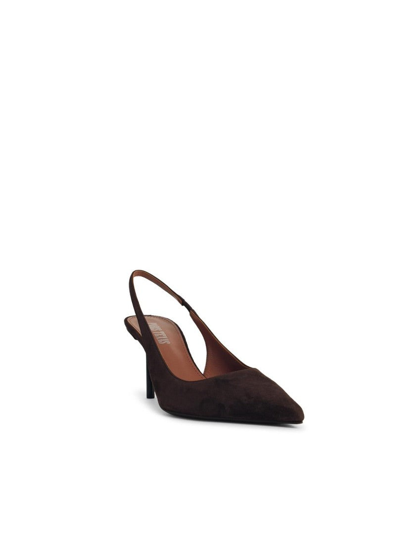 Paris Texas Lidia' Brown Suede Slingbacks