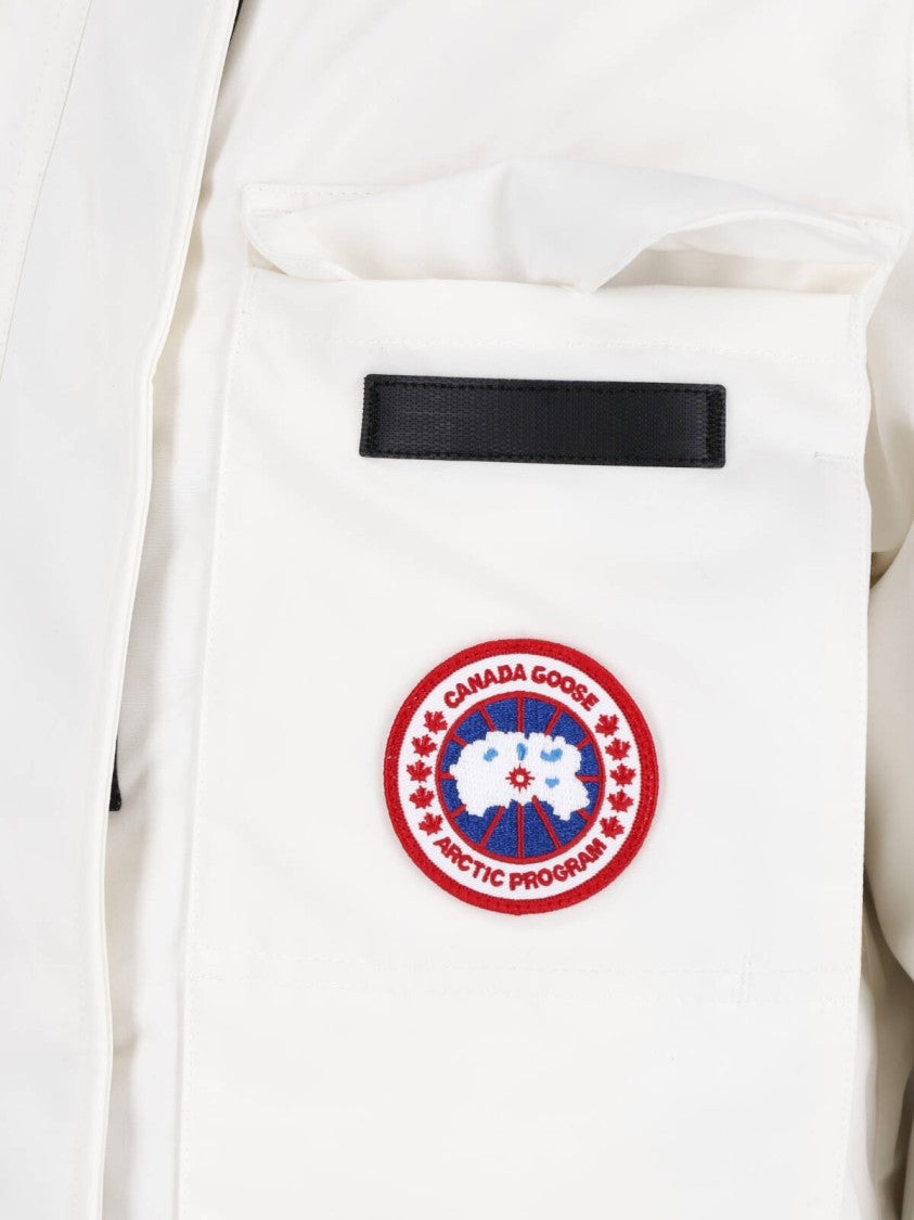 Canada Goose White Expedition Arctic Tech Waterproof Parka