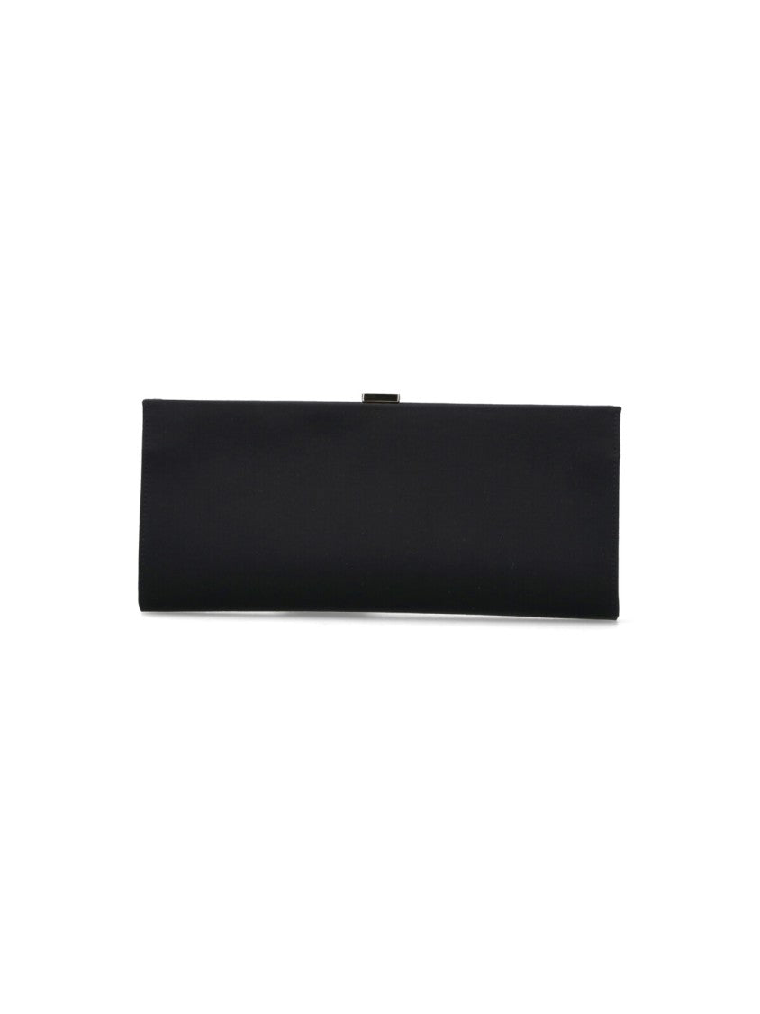 Roger Vivier Pilgrim Pouch With Baguette Crystal Embellishments