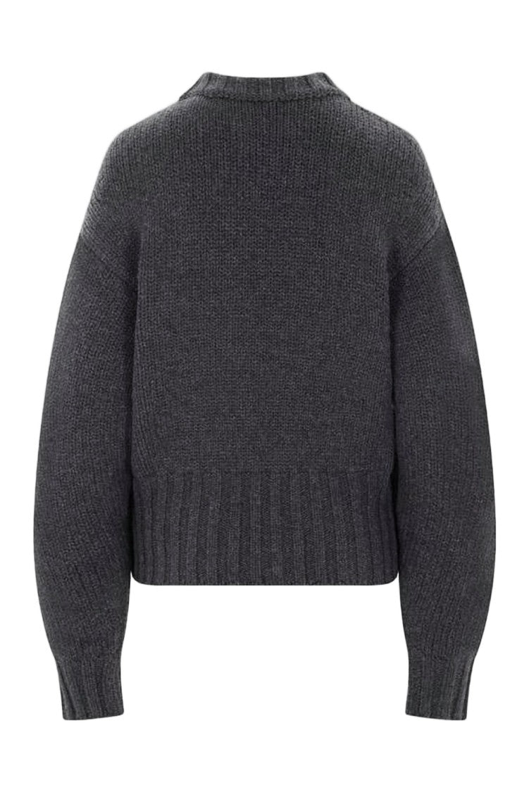Alexander Mcqueen Knit Sweater With Cropped Silhouette