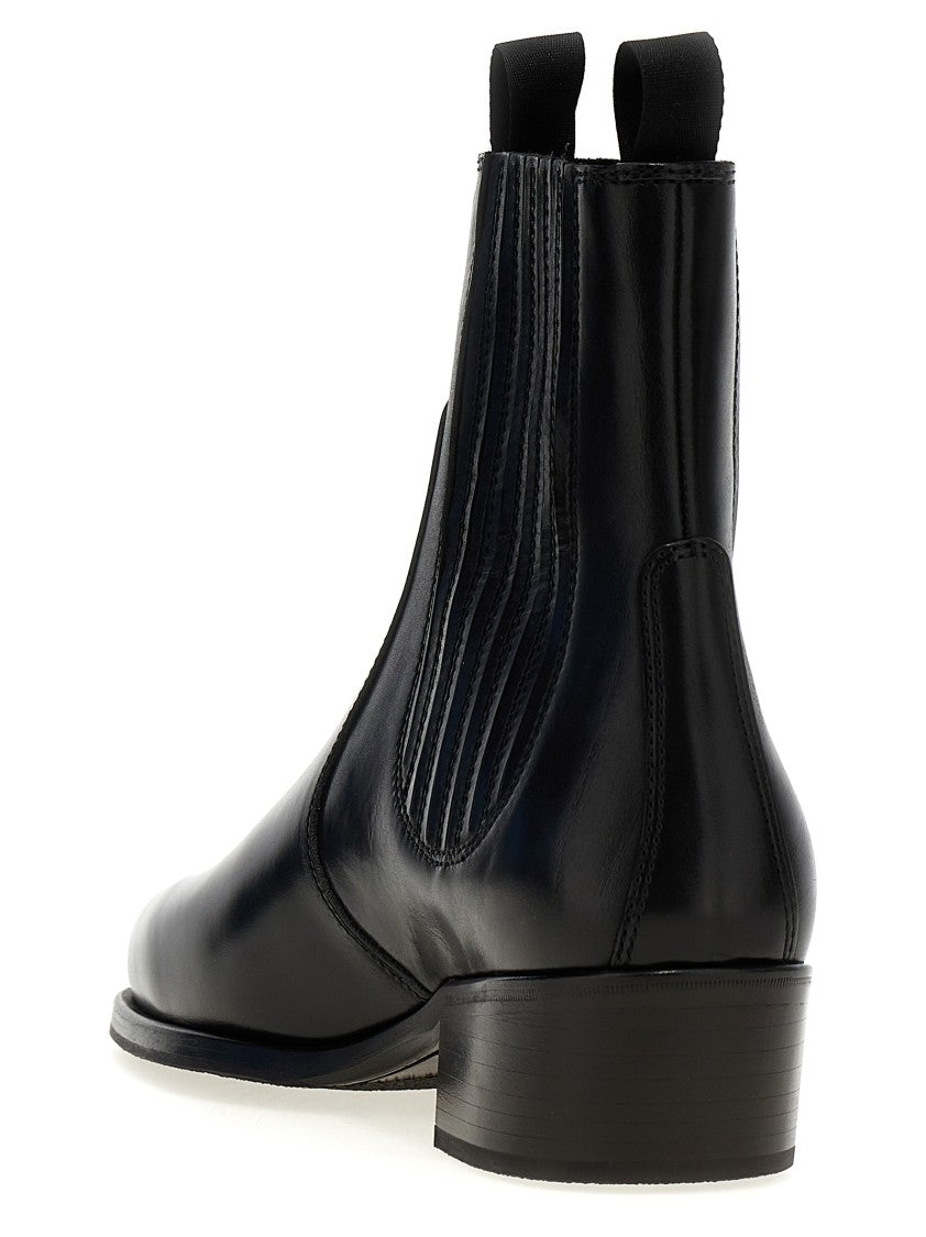 Lemaire Chelsea Leather Ankle Boots