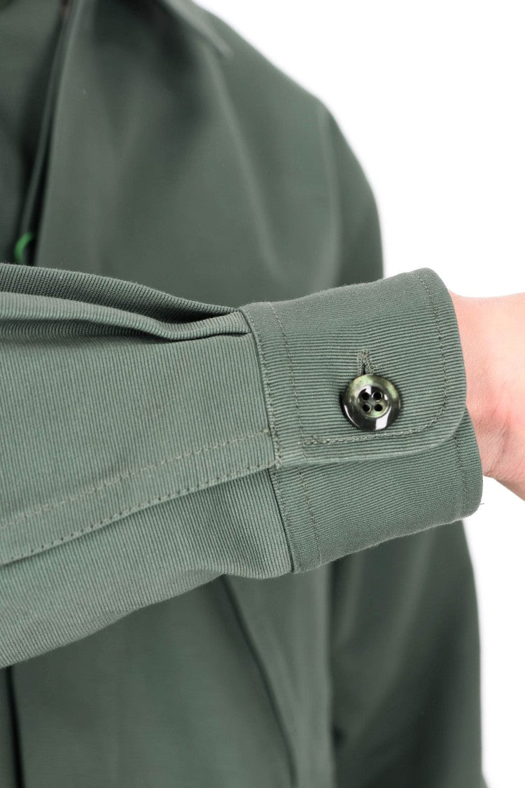 Kenzo Double Knee Cotton Utility Overshirt Jacket