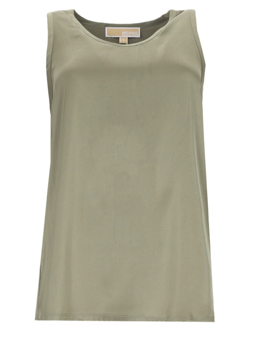 Michael Michael Kors Satin-Finish Relaxed Fit Polyester Top
