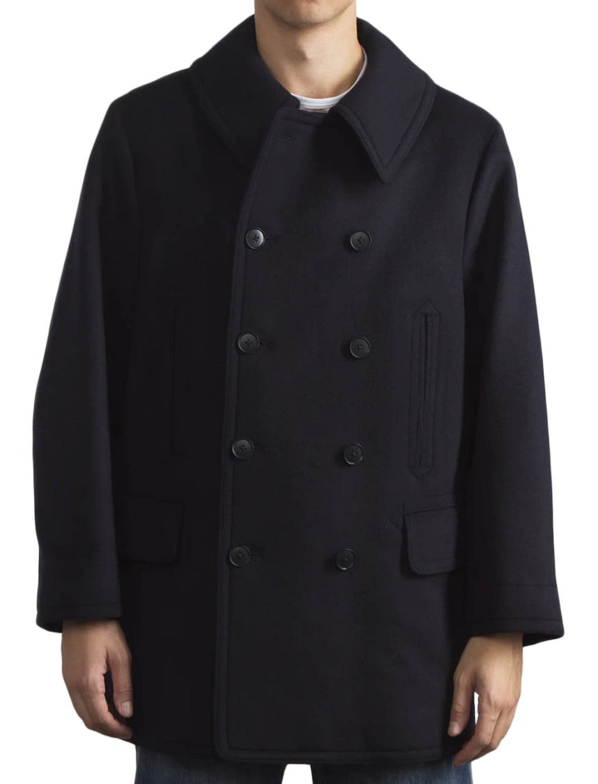 Kaptain Sunshine Double Breasted Peacoat