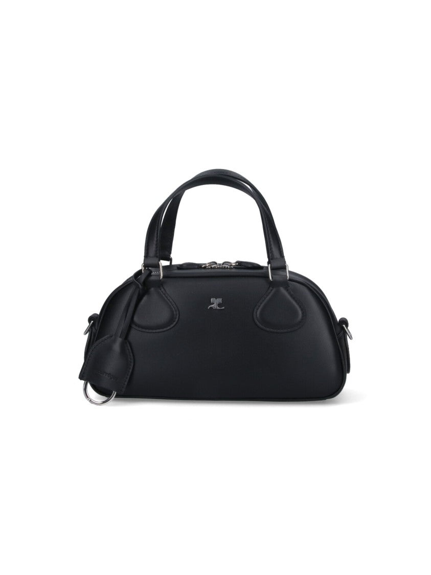 Courrèges "Friday Bowling" Shoulder Bag – Black