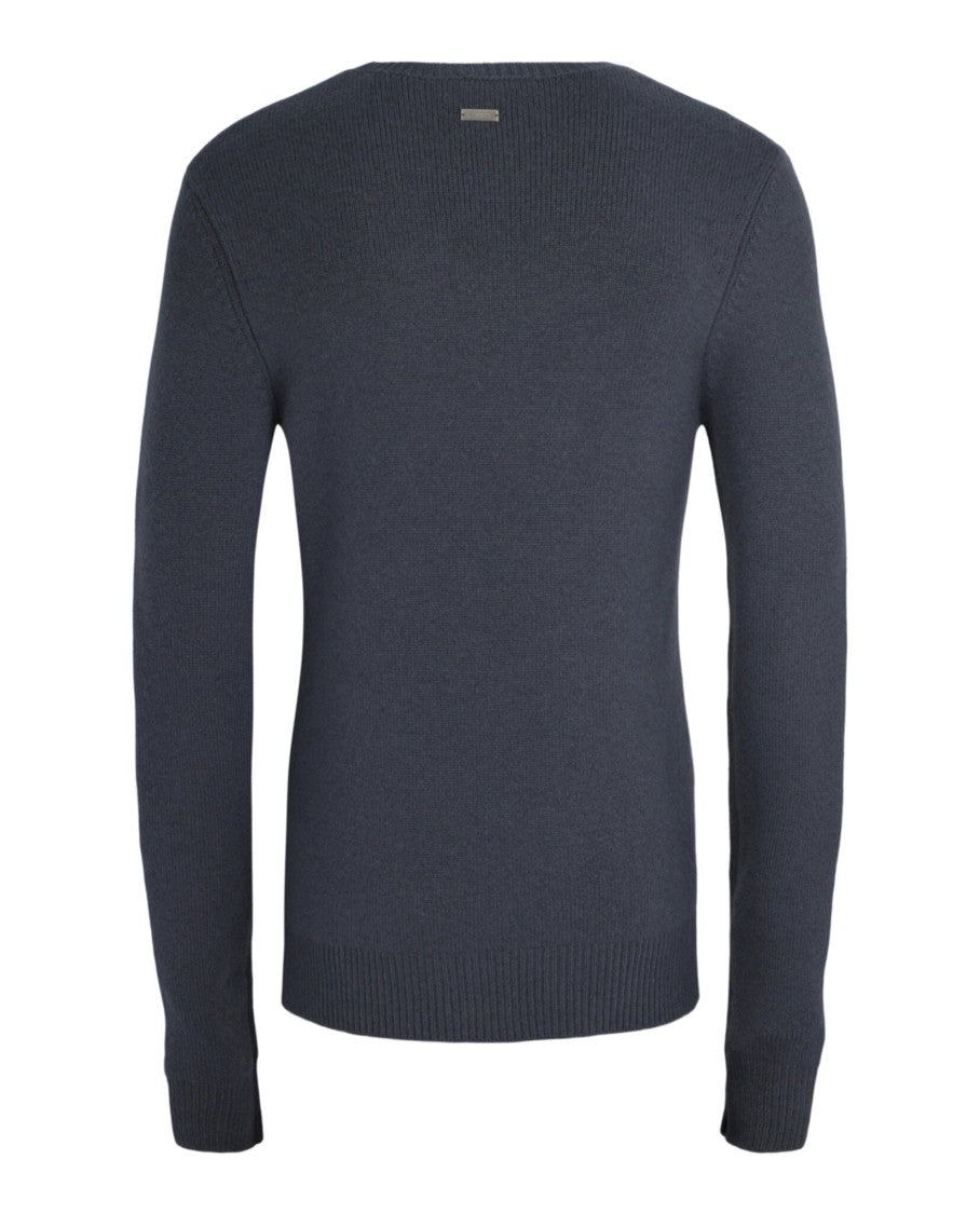 Ferragamo Crewneck Cashmere Knit Sweater