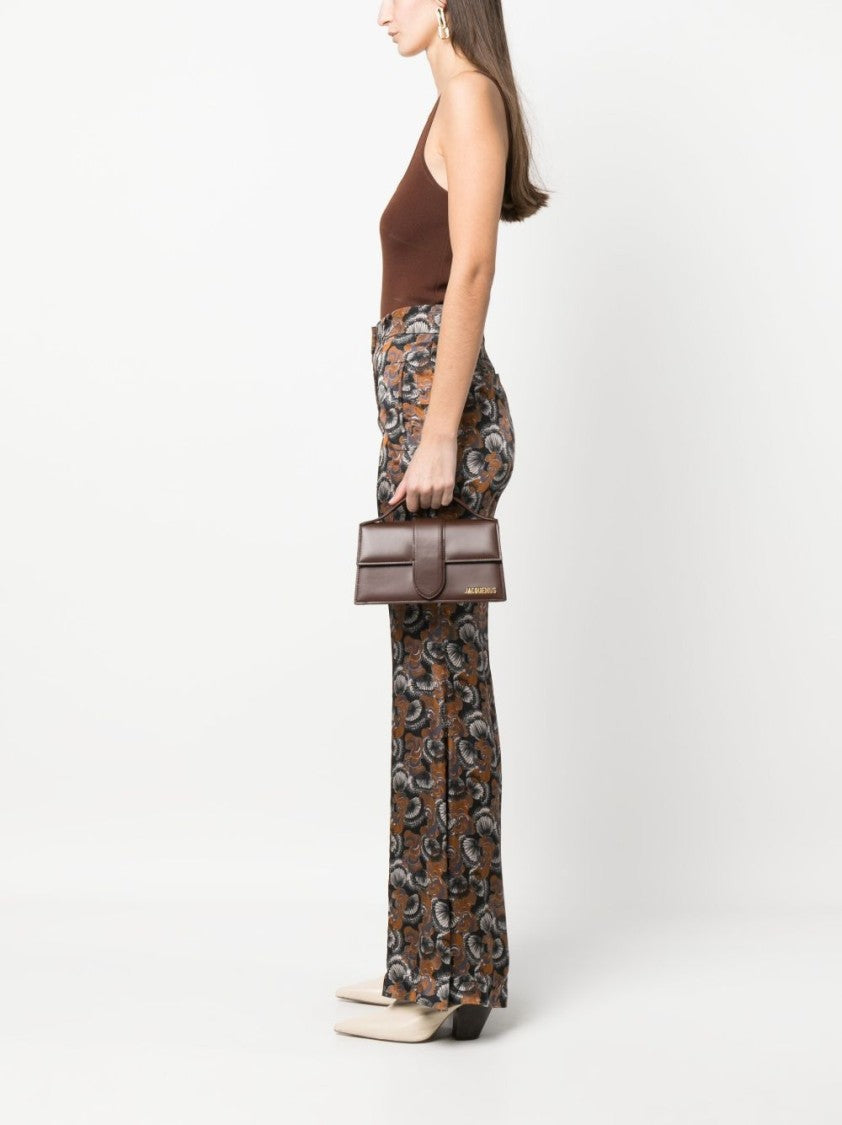 Jacquemus Rectangular Structured Silk-Blend Handbag