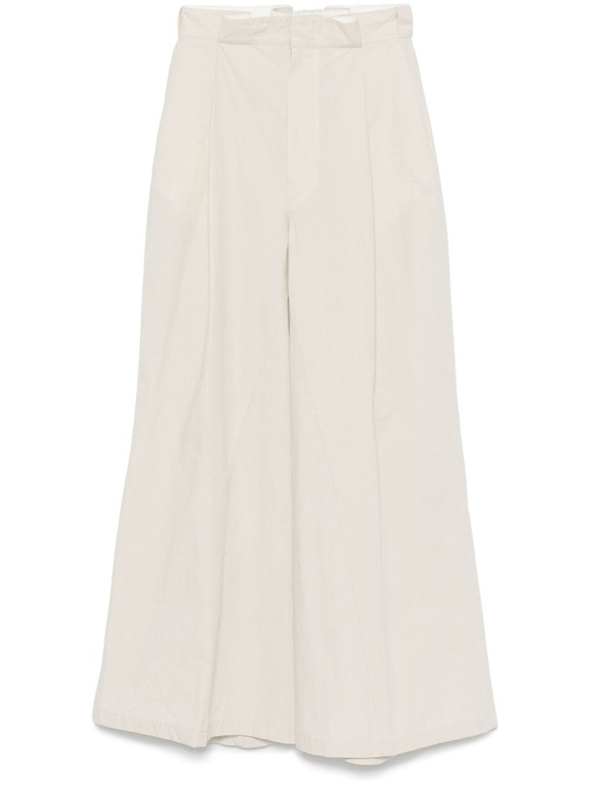 Maison Margiela Light Beige Pleated Trousers