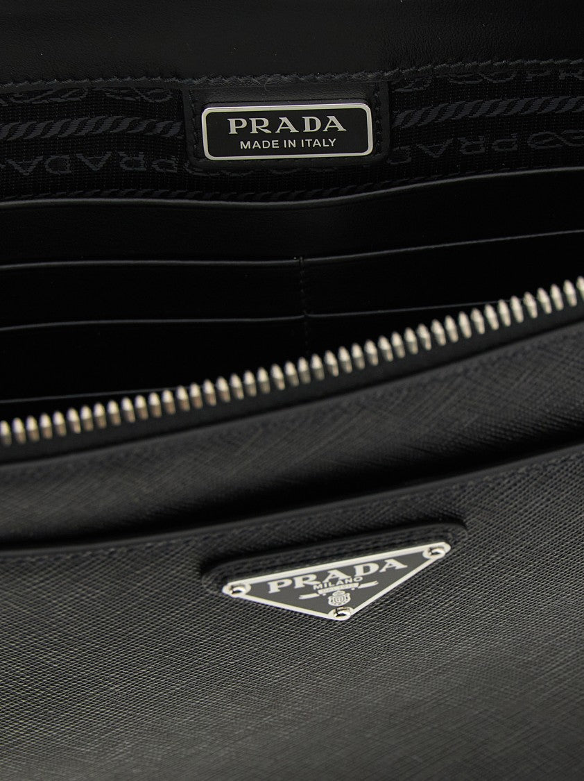Prada Saffiano Leather Pouch