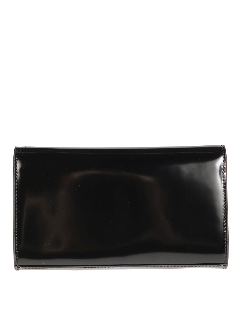 Diesel Detachable Strap Wallet With Glossy Finish