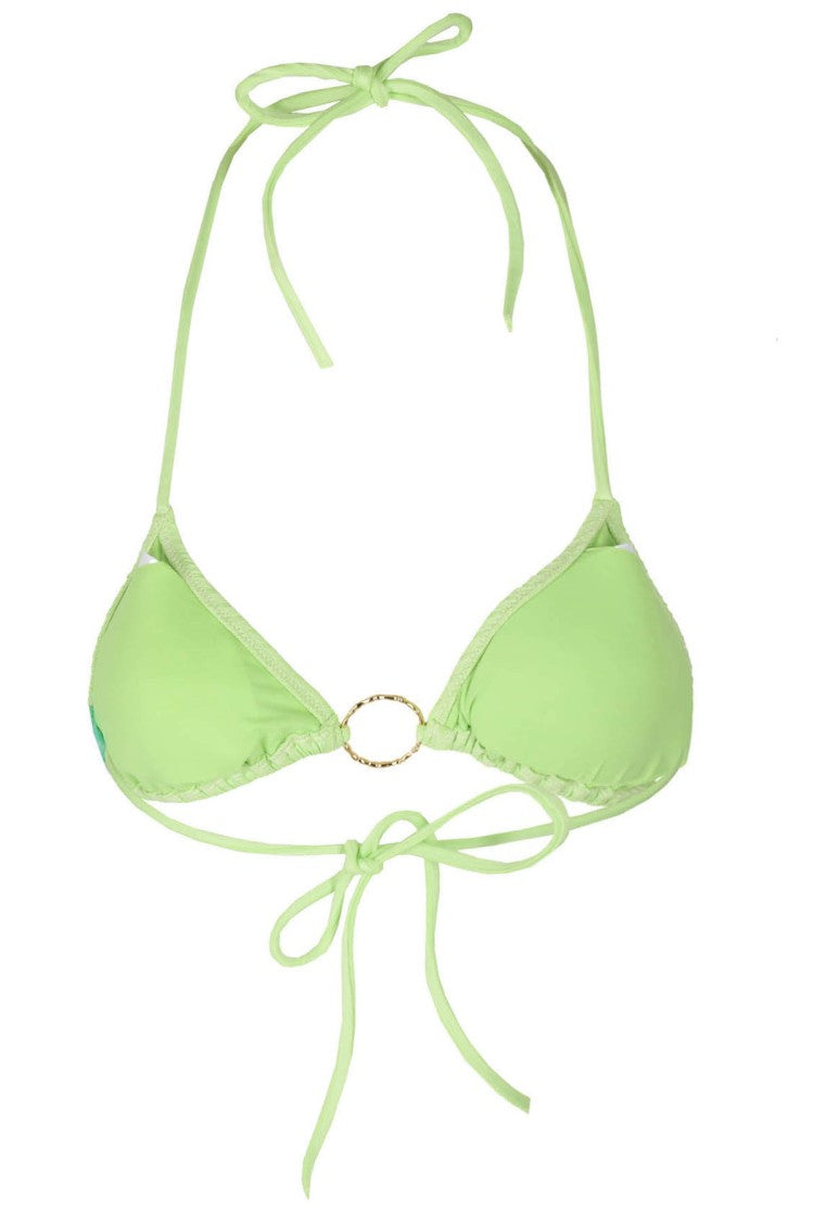 Melissa Odabash Lime Green Triangle Bikini Top