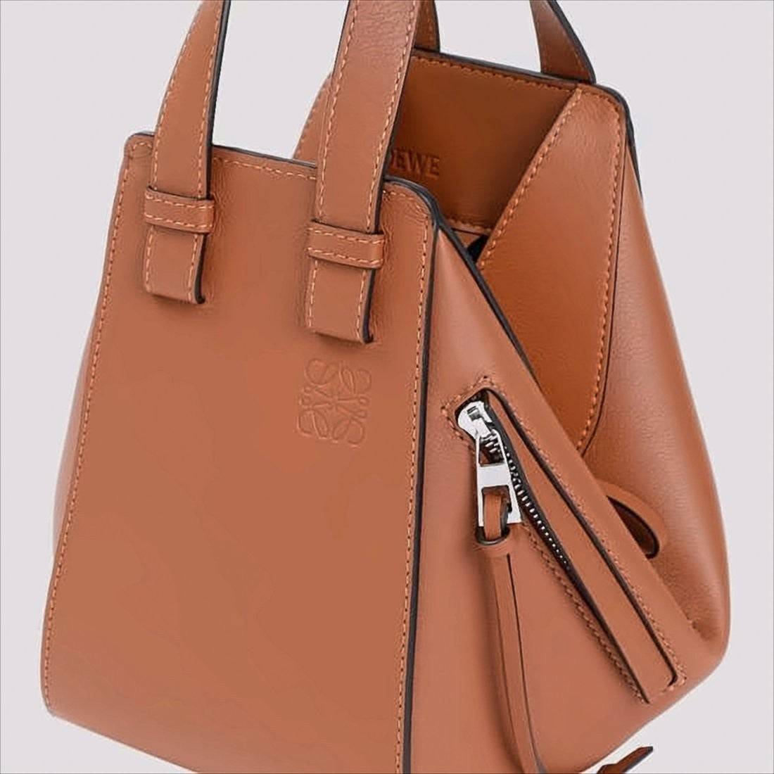 Loewe Trapezoidal Calf Leather Shoulder Bag