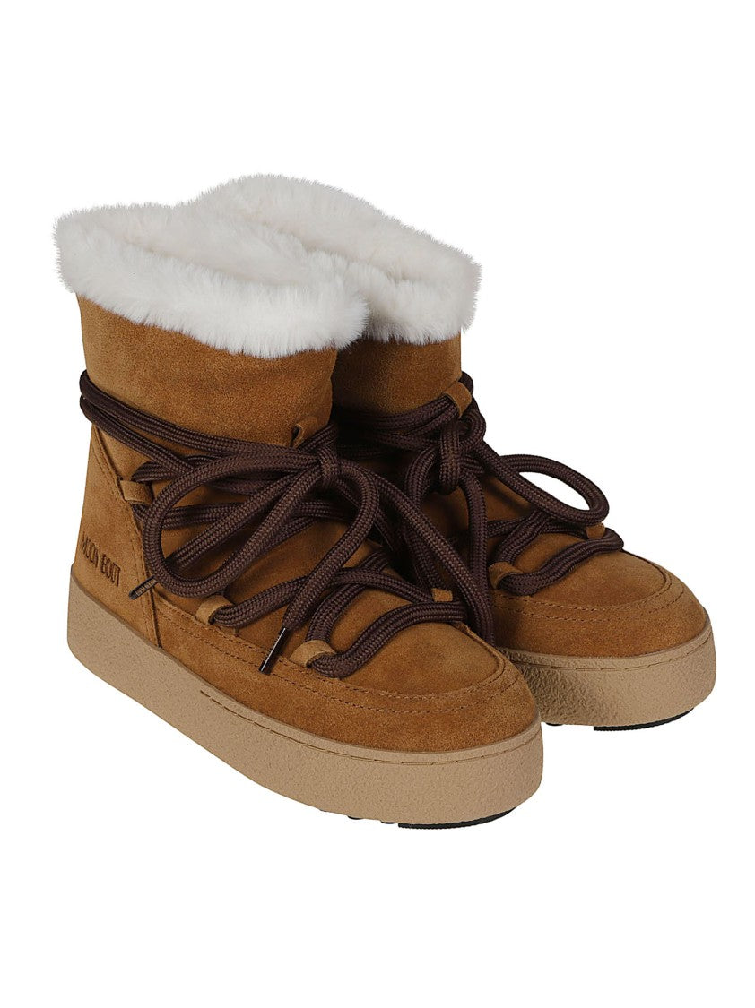 Moon Boot Ltrack Sofia Cow Suede Ankle Boots