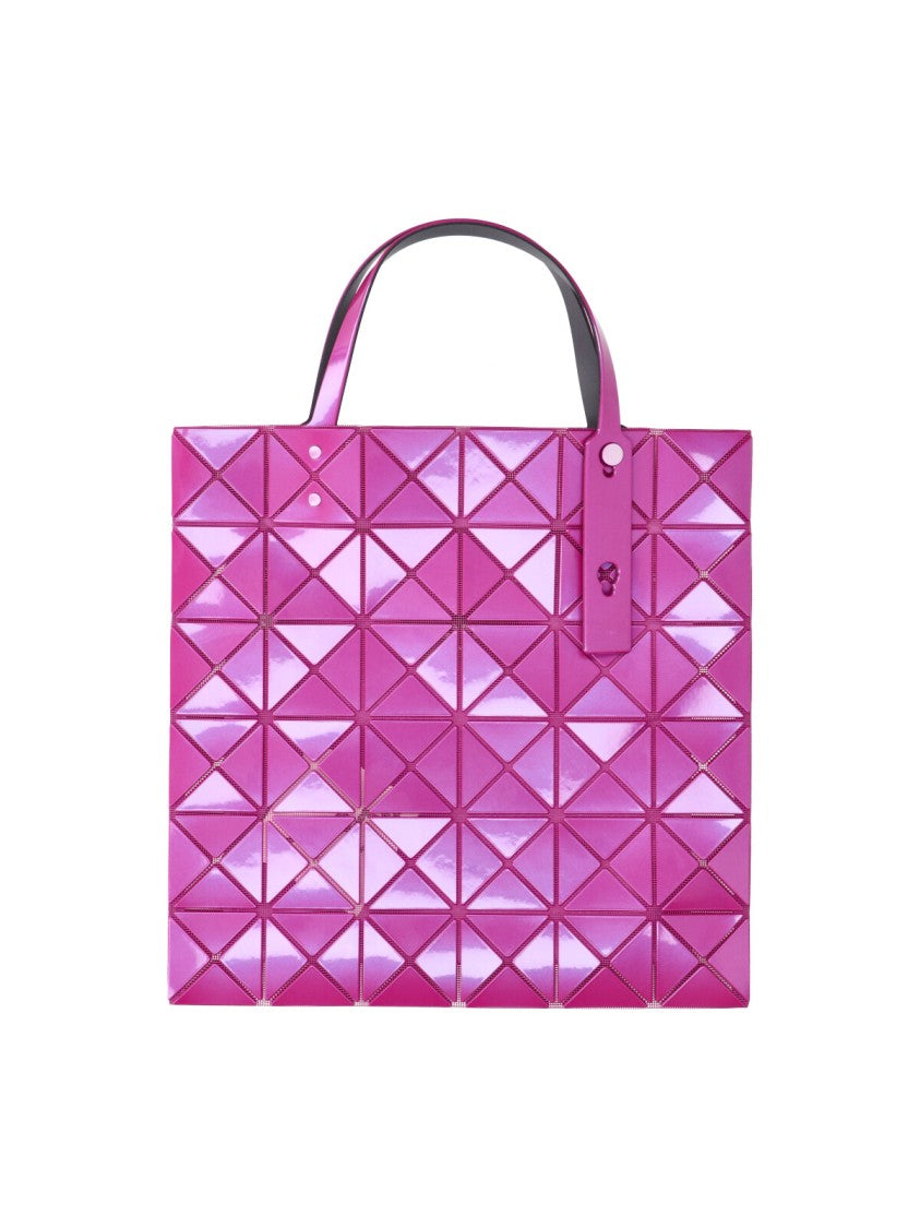 Bao Bao Issey Miyake Geometric Panel-Patterned Pink Tote Bag With Adjustable Handles