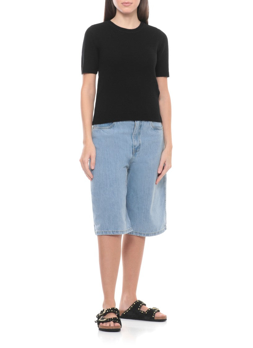 Birkenstock Black Arizona Suede Buckle Slides