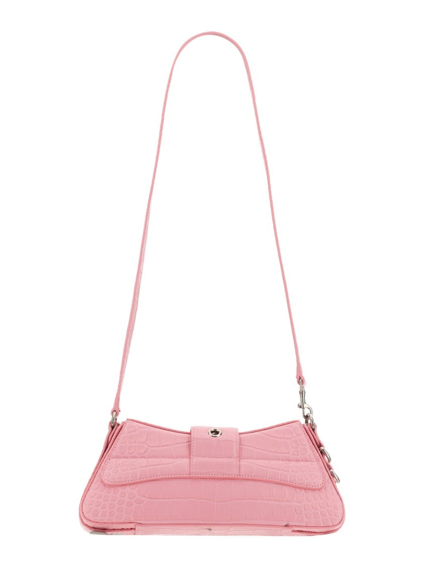 Balenciaga Sculptural Shoulder Bag In Soft Matte Calfskin Leather