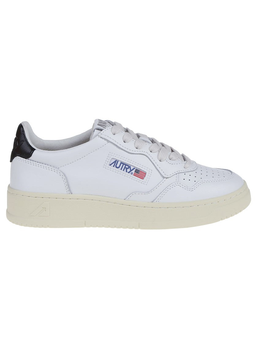 Autry Medalist Low White Leather Sneakers