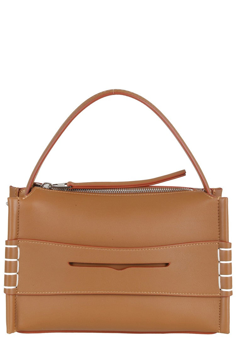 J. W. Anderson Brown Small Loafer Removable-Strap Leather Shoulder Bag