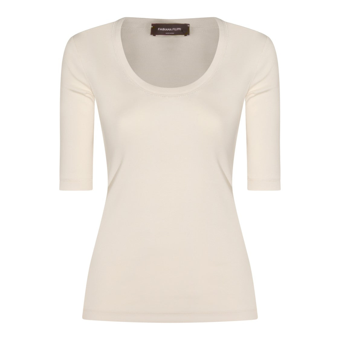 Fabiana Filippi White Cotton Top